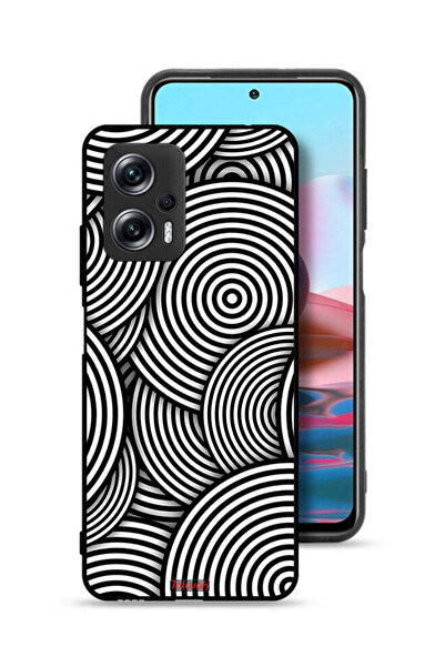 Tolwak غطاء حماية لهاتف شاومي ريدمي نوت 11T برو بلس 5G بنمط دوائر وهمية