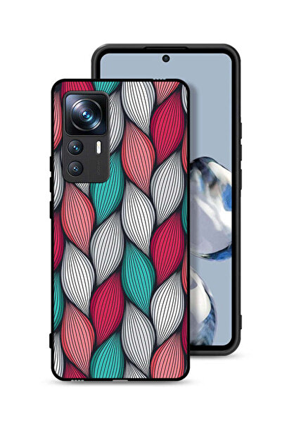 Tolwak غطاء حماية بنقشة ريش لهاتف Xiaomi 12T Pro