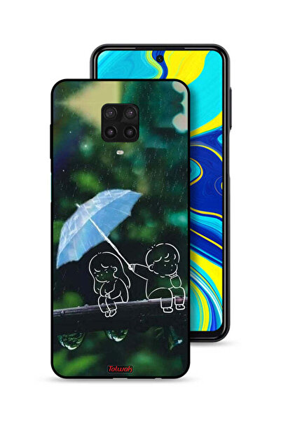 Tolwak غطاء حماية لهاتف شاومي ريدمي نوت 9 برو - زوجين من الفن التجريدي