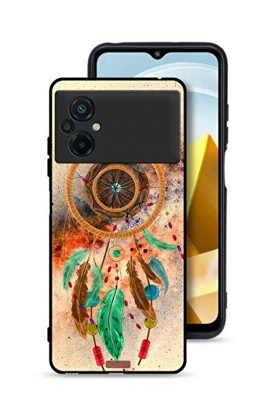 Tolwak غطاء حماية لهاتف Xiaomi Poco M5 4G بتصميم ماندالا ريش معلق