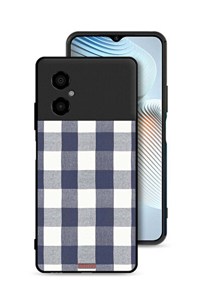 Tolwak Xiaomi Poco M4 5G Protective Case Cover Cloth Pattern