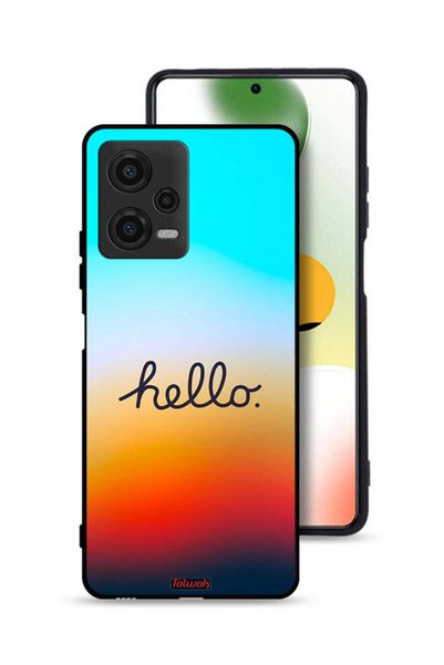 Tolwak غطاء حماية لهاتف Xiaomi Poco X5 - مرحباً