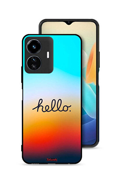 Tolwak Vivo Y77 5G Protective Case Cover Hello