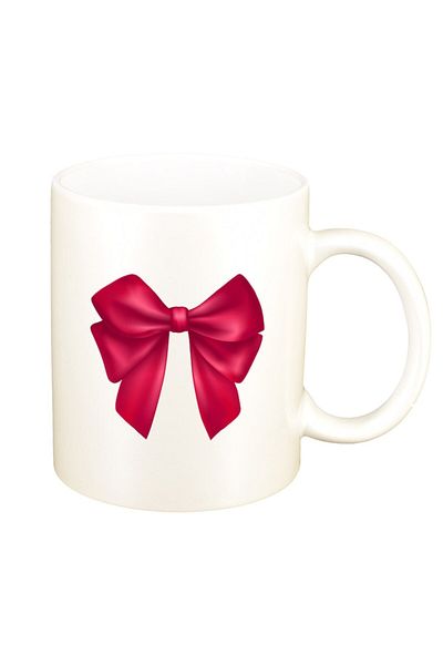INOVATIX Personalized white mug, Bow, D217, INOVATIX®. 330ml