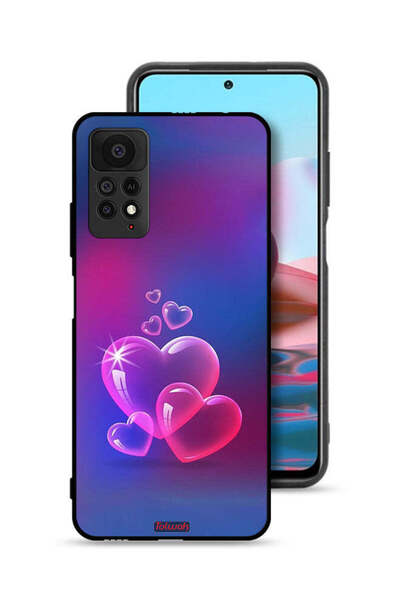 Tolwak غطاء حماية لهاتف شاومي ريدمي نوت 11 برو 5G بنقشة قلوب الماء