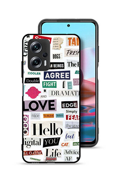 Tolwak غطاء حماية لهاتف شاومي ريدمي نوت 11T برو 5G مع ملصقات اقتباسات قصيرة