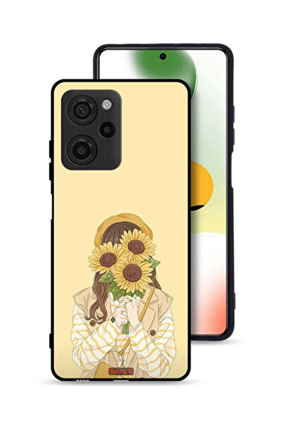 Tolwak غطاء الحماية Xiaomi Poco X5 Pro غطاء حماية يخفي الوجه مع عباد الشمس