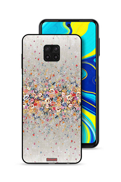 Tolwak غطاء حماية لهاتف شاومي ريدمي نوت 9 برو، زهور صغيرة، فن تجريدي