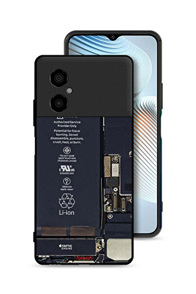 Tolwak غطاء حماية لهاتف Xiaomi Poco M4 5G بنمط دائرة الهاتف