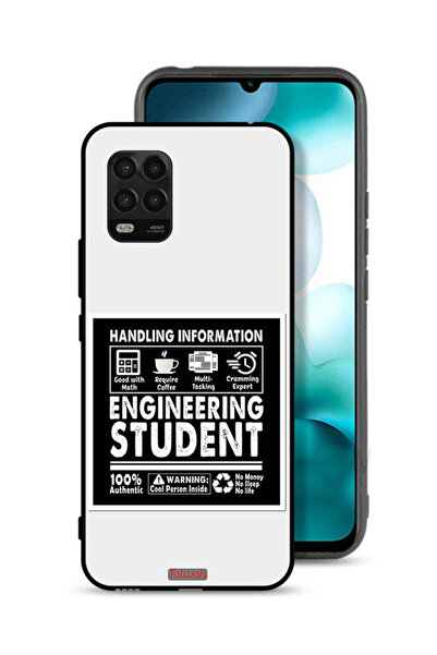 Tolwak غطاء حماية لهاتف Xiaomi Mi 10 Lite 5G، ملصق طالب هندسة