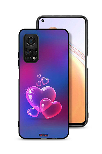 Tolwak غطاء حماية لهاتف شاومي مي 10T 5G بنقشة قلوب الماء
