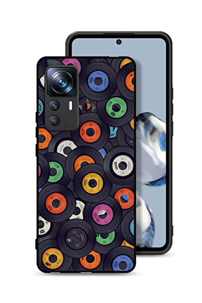 Tolwak غطاء حماية لهاتف Xiaomi 12T Pro بنمط أقراص مضغوطة