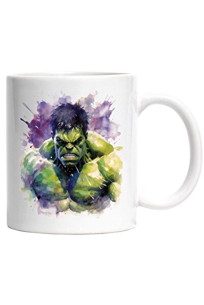 INOVATIX Cana alba personalizata, Hulk, Marvel, Avengers, Supereroi, Personaj...