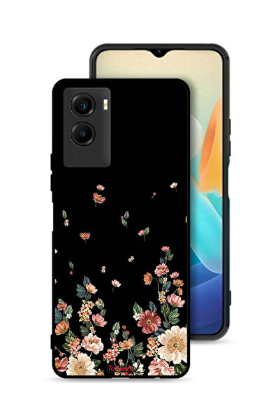 Tolwak غطاء حماية لهاتف Vivo Y55s 5G (2021) مع زهور صغيرة في الأسفل
