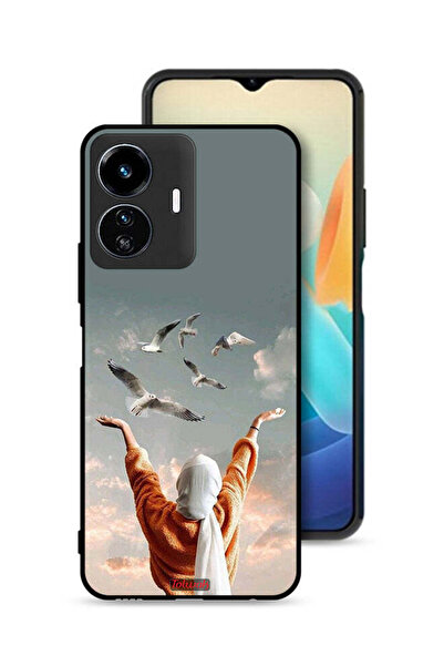 Tolwak غطاء حماية لهاتف Vivo Y77e 5G بطبعة طيور تحلق