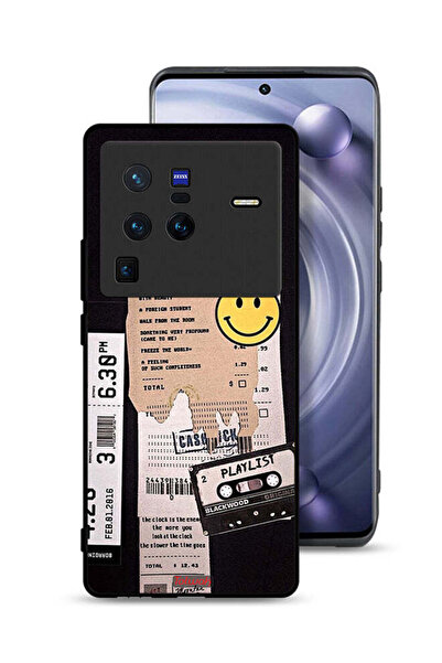 Tolwak غطاء حماية لجهاز Vivo X80 Pro مع ملصق قائمة تشغيل