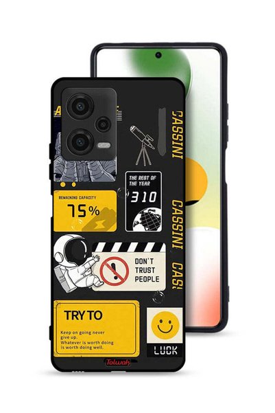 Tolwak غطاء حماية لهاتف Xiaomi Poco X5 بتصميم رائد فضاء