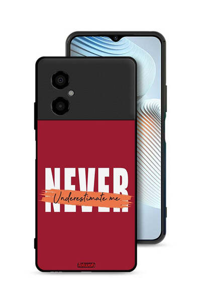 Tolwak Xiaomi Poco M4 5G Protective Case Cover Never Underestimate Me