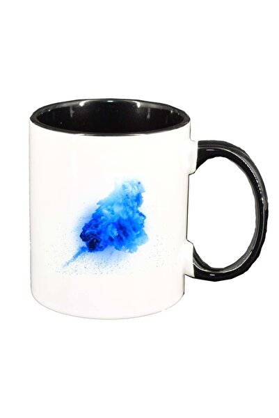 INOVATIX Cana alba personalizata, Colour, interior negru, D222, INOVATIX®. 330ml