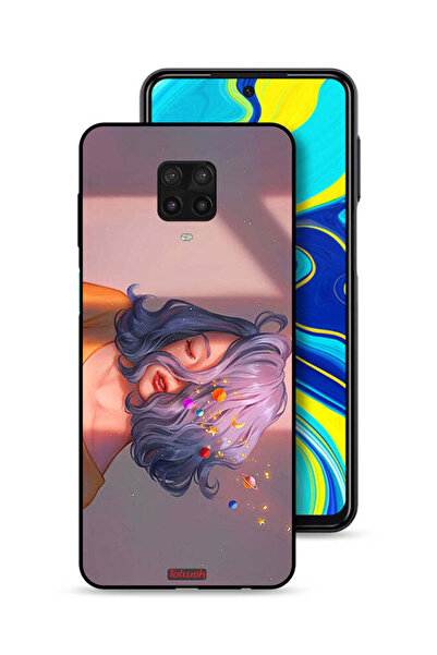 Tolwak غطاء حماية لهاتف شاومي ريدمي نوت 9 برو برسومات فتاة وفضاء