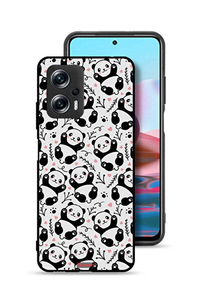 Tolwak غطاء حماية لهاتف شاومي ريدمي نوت 11T برو 5G بنمط باندا