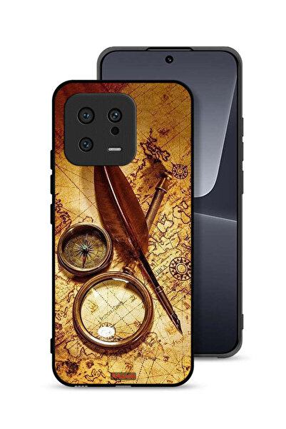 Tolwak غطاء حماية لهاتف شاومي 13 بتصميم بوصلة عتيقة