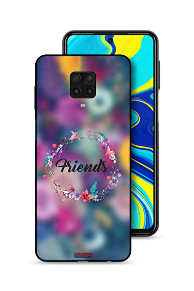 Tolwak غطاء حماية شاومي ريدمي نوت 9 برو، رسمة خاتم الأصدقاء بالزهور