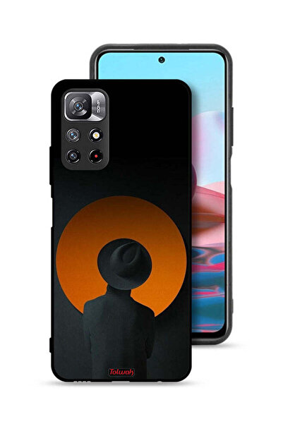 Tolwak غطاء حماية لهاتف شاومي ريدمي نوت 11 4G بتصميم قبعة بوي آرت