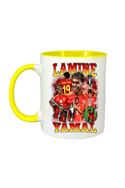 INOVATIX Cana Alba Personalizata, Lamine Yamal Spain Cup, Maner Si Interior G...
