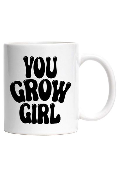 INOVATIX Personalized white mug, for a girl who has grown up - development and maturation, INOVATIX®. 330ml