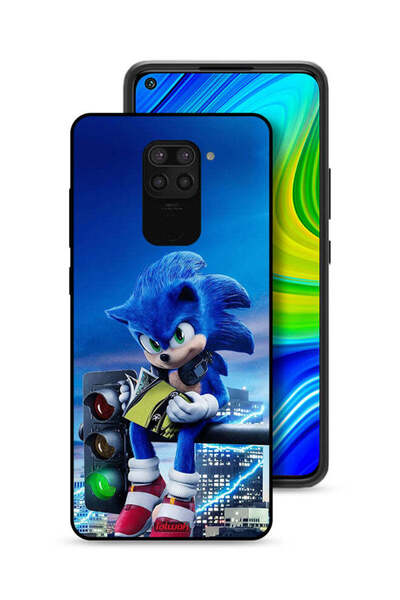 Tolwak غطاء حماية لهاتف شاومي ريدمي نوت 9 بطباعة سونيك