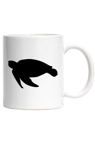 INOVATIX Personalized white mug, a turtle, INOVATIX®. 330ml