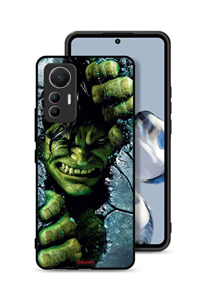 Tolwak غطاء حماية لهاتف شاومي 12 لايت بتصميم هالك المذهل