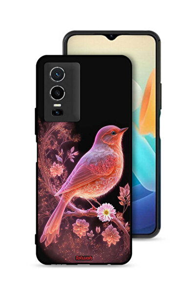 Tolwak غطاء حماية لهاتف Vivo Y76 5G برسومات طيور لطيفة