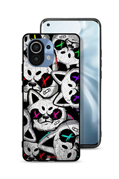 Tolwak غطاء حماية لهاتف شاومي مي 11 بطبعة قطط مارشميلو