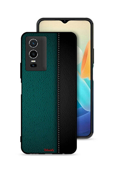 Tolwak غطاء حماية جلدي بنمط لهاتف Vivo Y76 5G