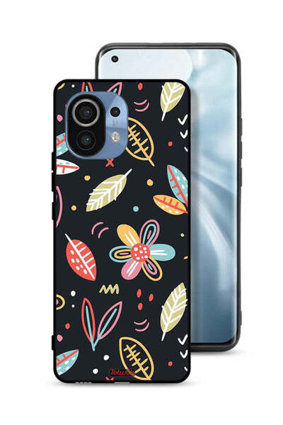 Tolwak غطاء حماية لهاتف شاومي مي 11 بطبعة زهور وأوراق فنية تجريدية