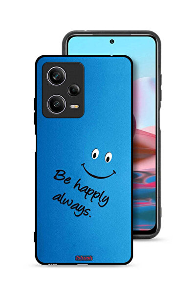 Tolwak غطاء حماية لهاتف شاومي ريدمي نوت 12 برو كن سعيدًا دائمًا