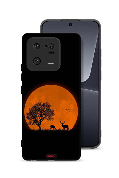 Tolwak Xiaomi 13 Pro Protective Case Cover Evening Moon Art