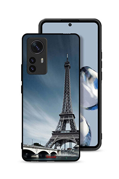 Tolwak Xiaomi 12 Pro Protective Case Cover Eiffel Tower