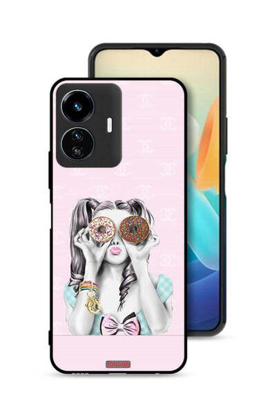 Tolwak غطاء حماية لهاتف Vivo Y77 5G يحمل دوناتين