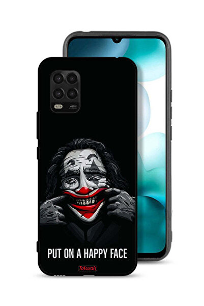 Tolwak غطاء حماية لهاتف Xiaomi Mi 10 Lite 5G بوجه سعيد