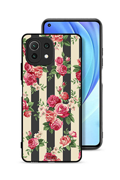 Tolwak غطاء حماية لهاتف شاومي مي 11 لايت بنقشة الورود