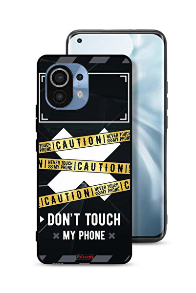 Tolwak Xiaomi Mi 11 Protective Case Cover Caution Never Touch My Phone