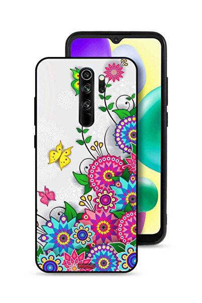 Tolwak غطاء حماية لهاتف شاومي ريدمي نوت 8 برو بنقشة زهور ماندالا