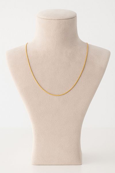 Narflake Gold Color Minimal Steel Chain Necklace - Women's Daily Jewelry Model