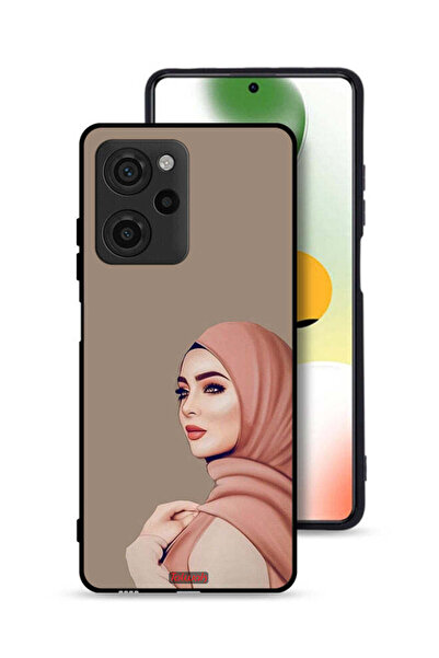 Tolwak غطاء حماية لهاتف شاومي بوكو X5 برو - فتاة محجبة جميلة