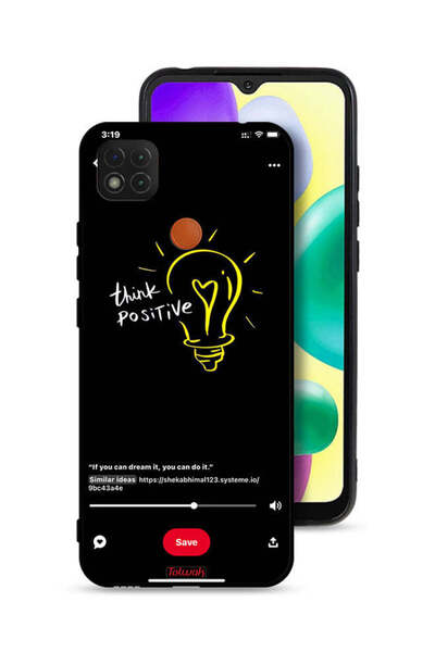 Tolwak غطاء حماية لهاتف شاومي ريدمي 10A - فكر بإيجابية