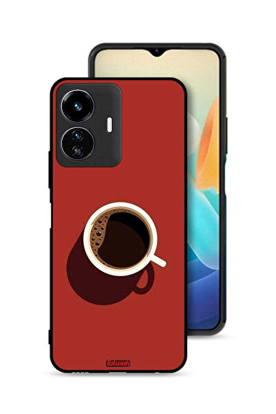 Tolwak غطاء حماية لهاتف Vivo Y77 5G بفنجان قهوة