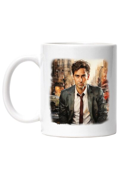 INOVATIX Cana alba personalizata, Jim Halpert, The Office, Personaj, Comedie,...